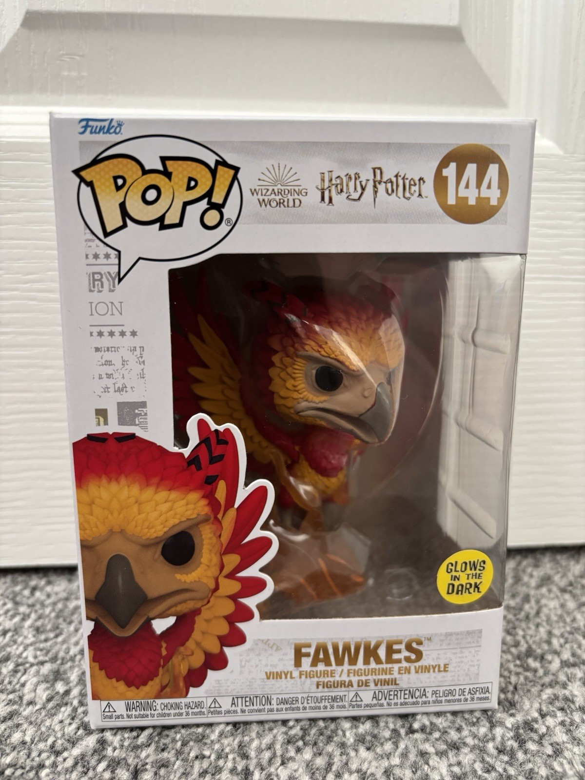#144 Fawkes Glow In The Dark Funko Pop