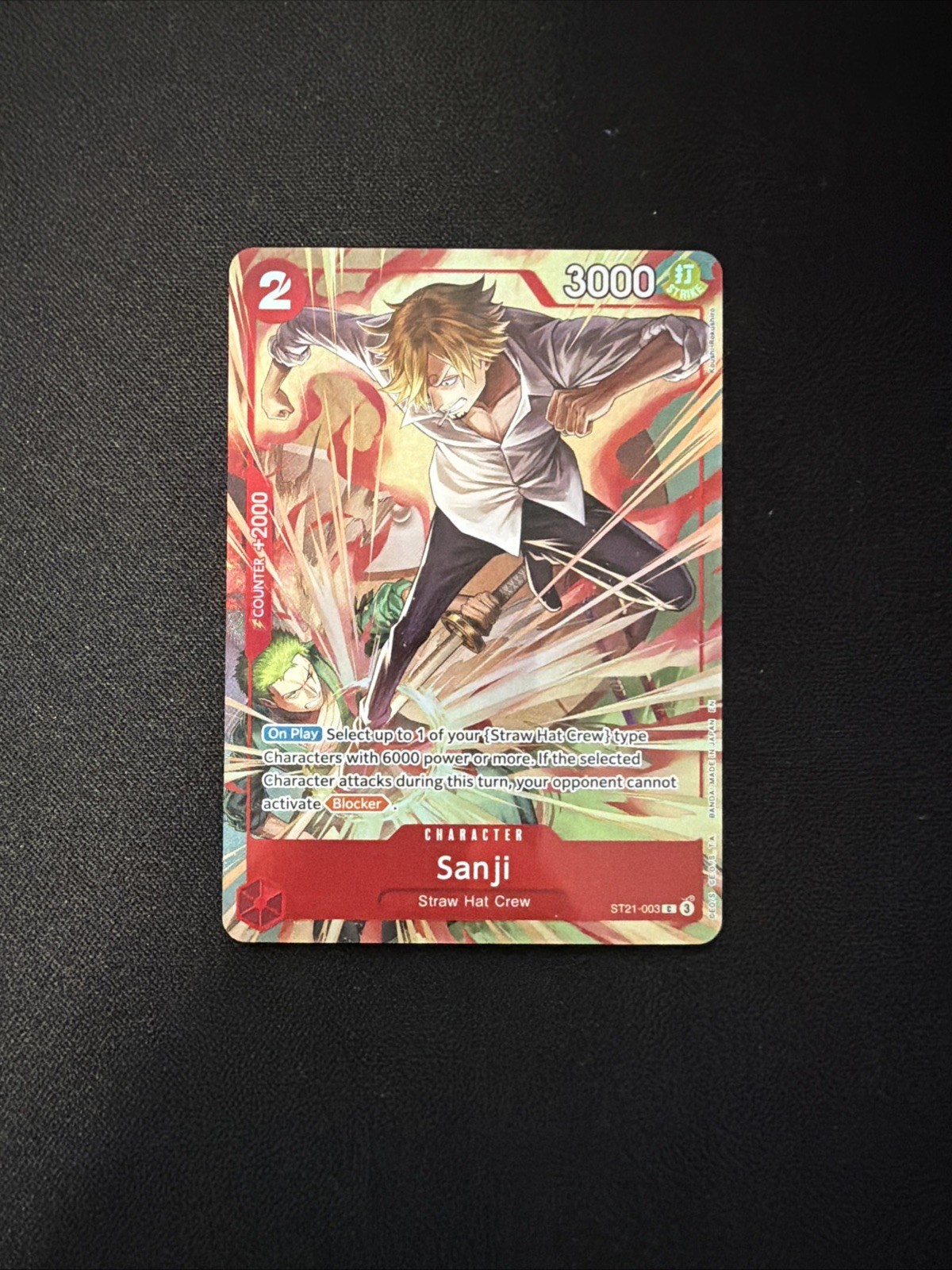 Sanji one piece ST21-003 premium collection vol 6