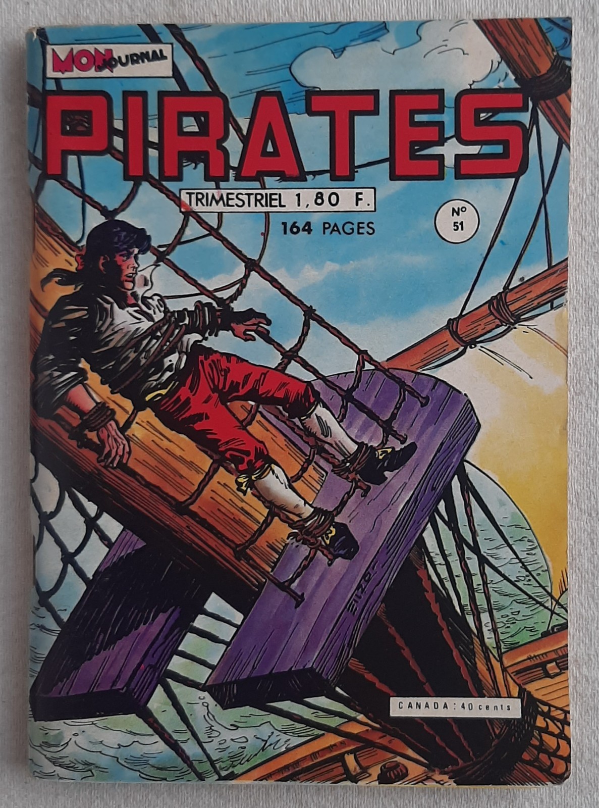 PIRATES NUMERO 51 MON JOURNAL 1973 MAGNIFIQUE ETAT