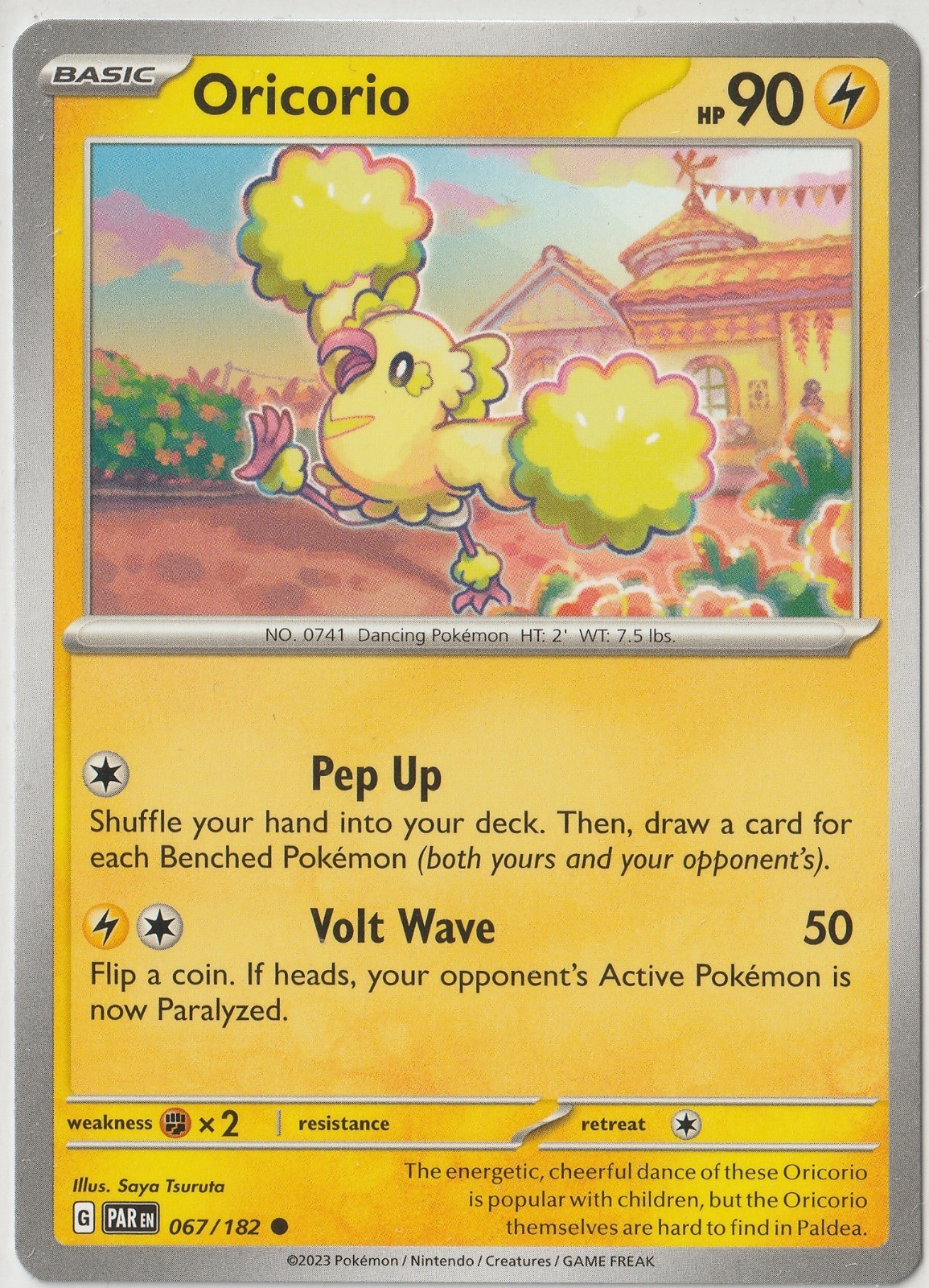 Oricorio Common SV04: Paradox Rift 067/182 NM