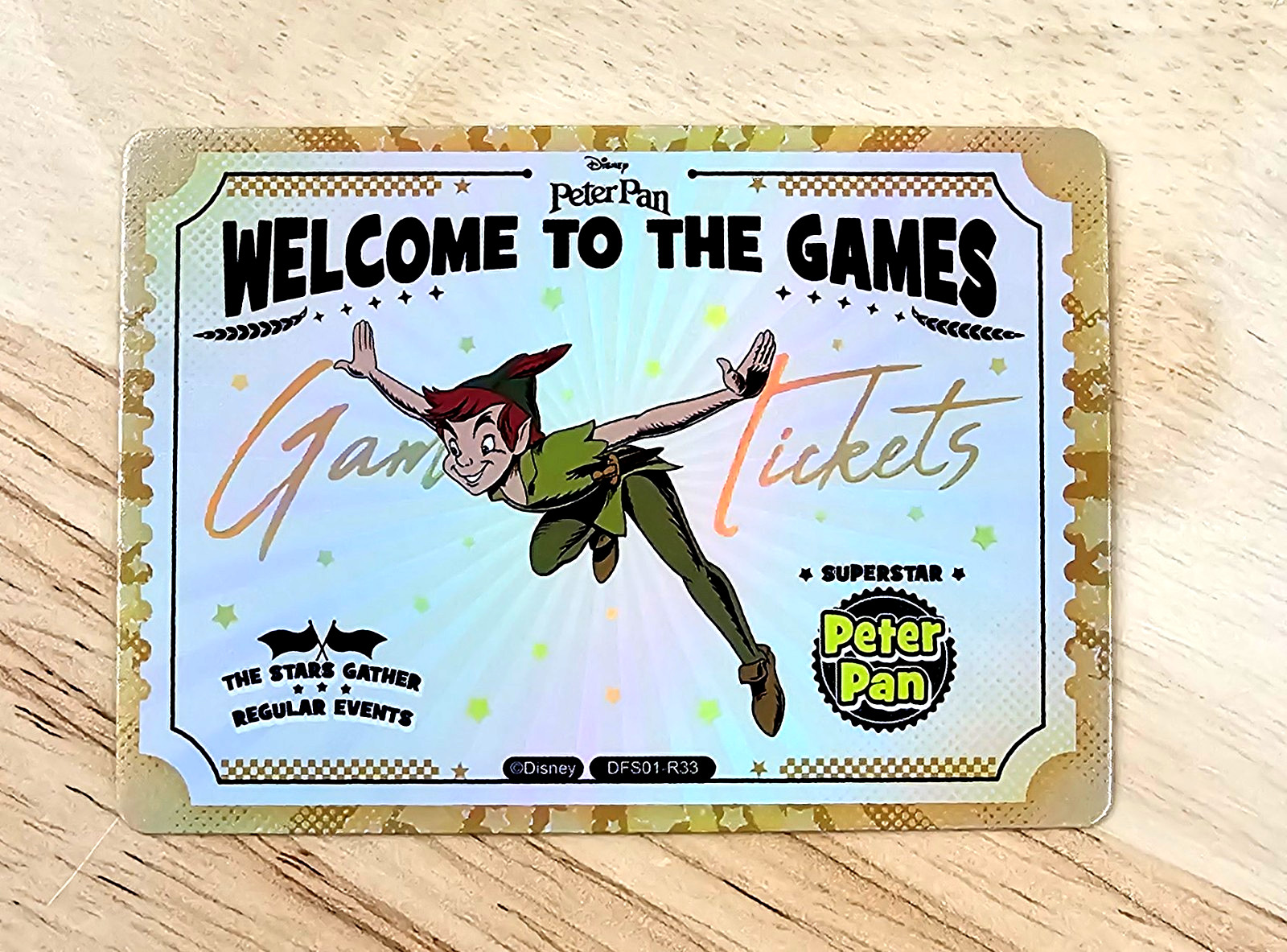 Biglietti Peter Pan Disney All-Star Giochi Sportivi DFS01-R33