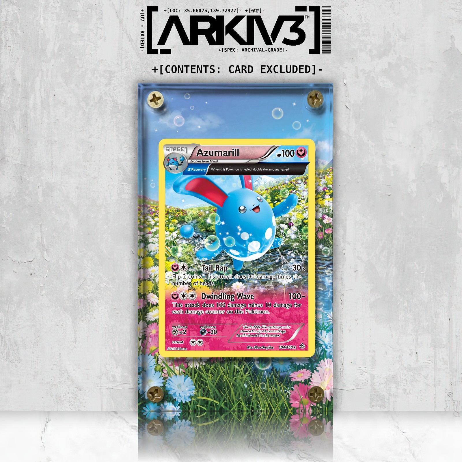Azumarill (104/160) Vetrina estesa per arte