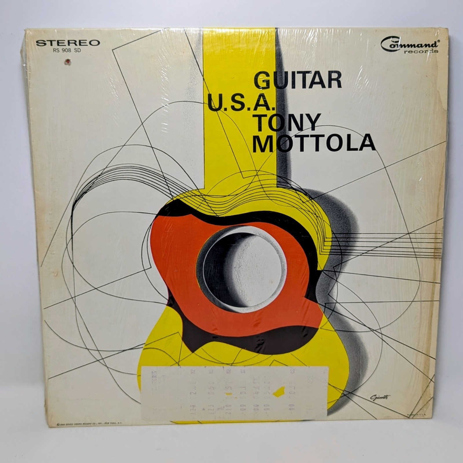 TONY MOTTOLA: guitar u.s.a. COMMAND 12" LP 33 RPM
