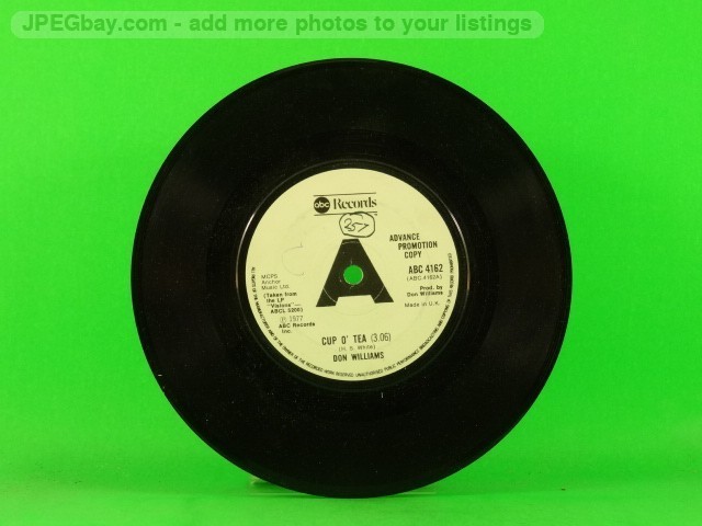 WILLIAMS,DON CUP O' TEA  (PROMO) (PLAIN SLEEVE) (137) 7" ABC