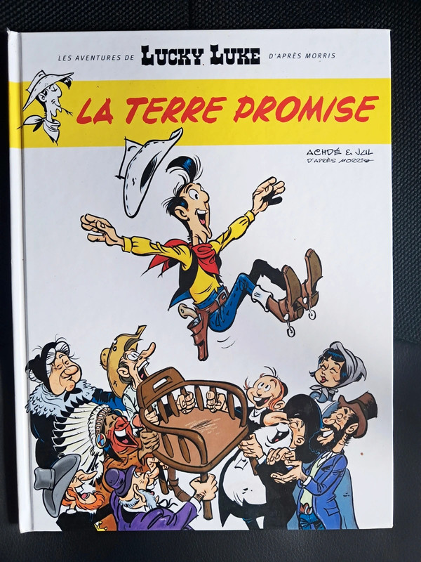 BD Lucky Luce, t.7 "La terre promise", d'Achdé et Jul d'après Morris
