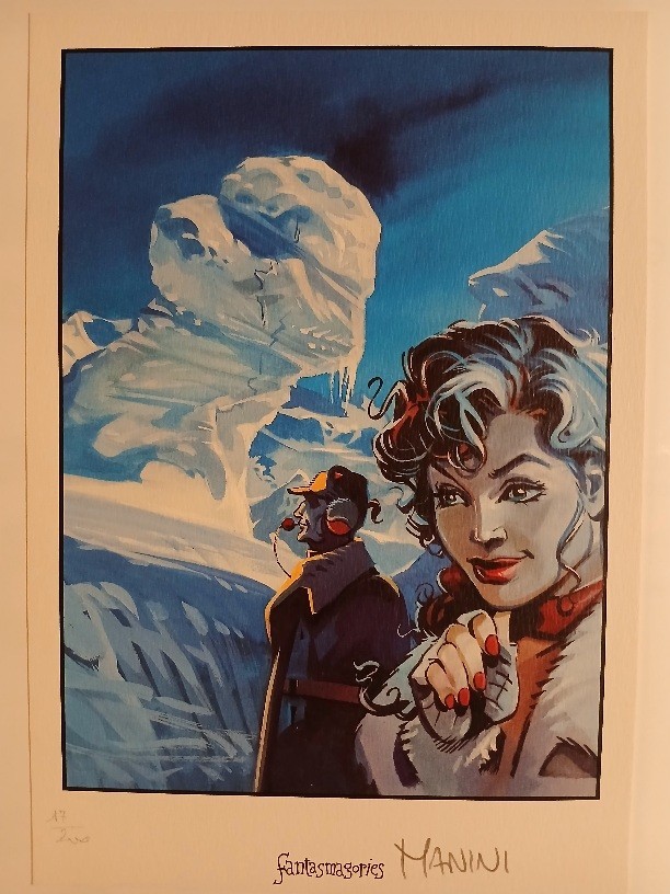 Mycroft inquisitor 3 Neiges sanglantes / EO + ex-libris signé Manini