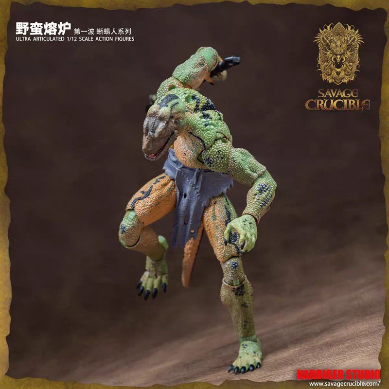 Modellino Harvinger Studio Savage Crucible Wave 1 Lemurian 6 pezzi/set 1/12