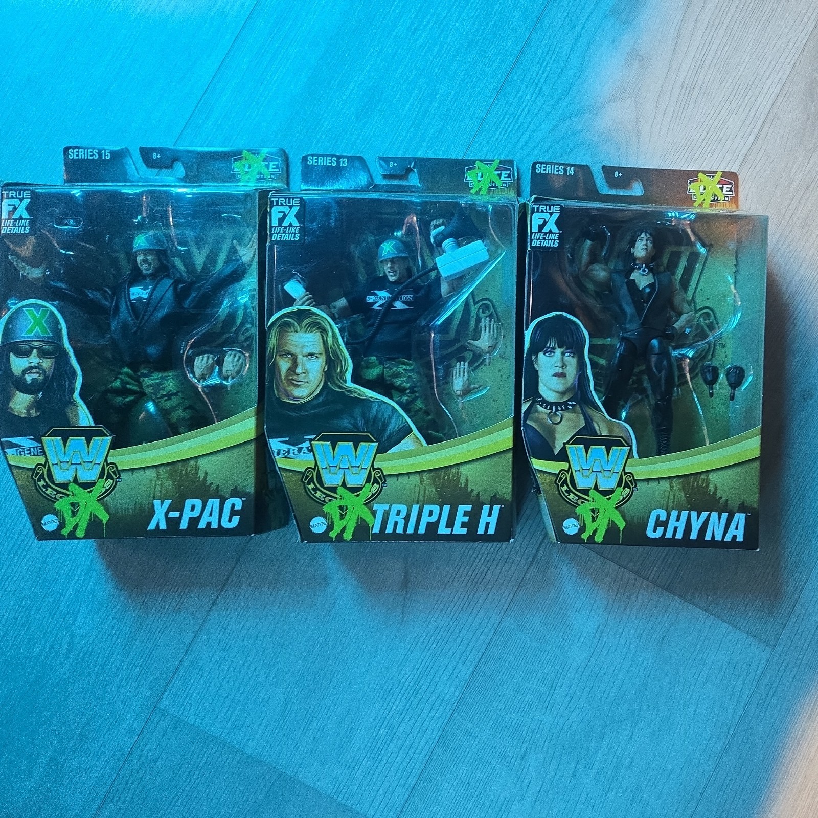 2022 WWE Mattel Elite Collection Legends DX Triple H, X-pac and Chyna