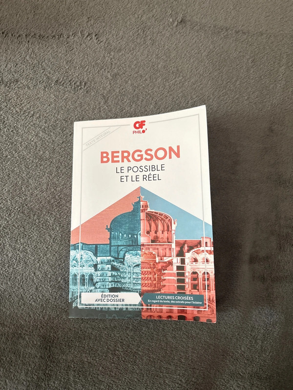 le possible et le réel de bergson