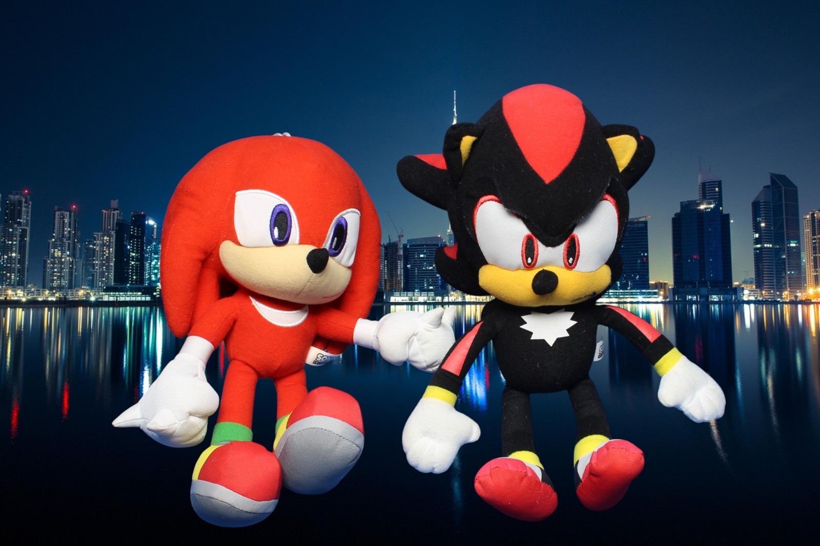 Sonic il Riccio Peluche Code Nocche Ombra 12" Imbottito SEGA