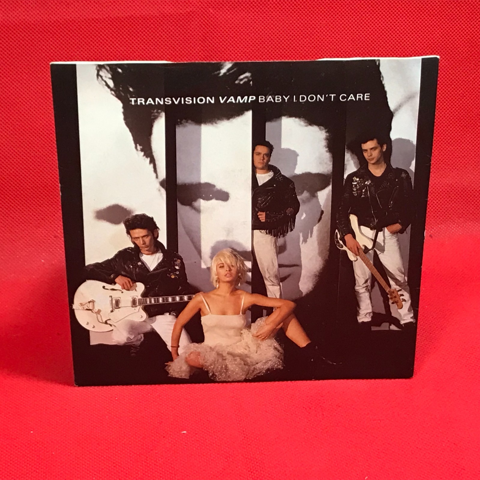 TRANSVISION VAMP Baby I Don't Care 1989 UK 3-track 7" Vinyl Single original 45