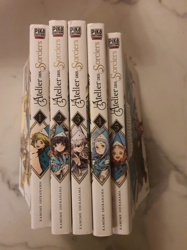 L'atelier des sorciers tome 1 à 5