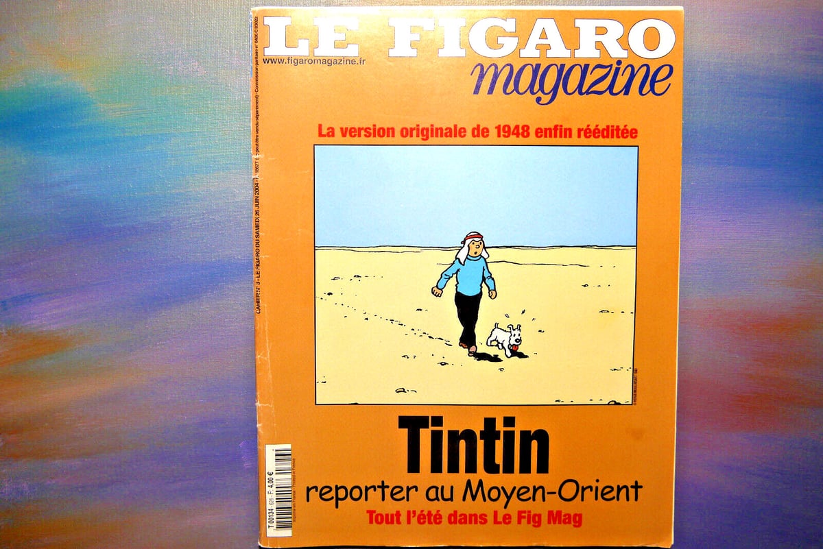 Le figaro TINTIN REPORTER AU MOYEN ORIENT