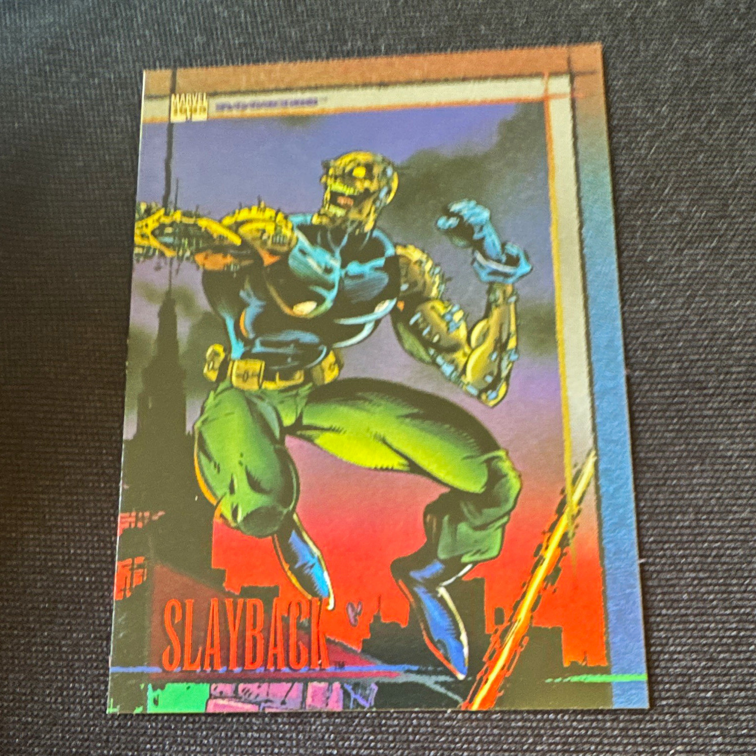 SkyBox 1993 Marvel Universe #30 Slayback Deadpool Set Base Carta Non Sportiva
