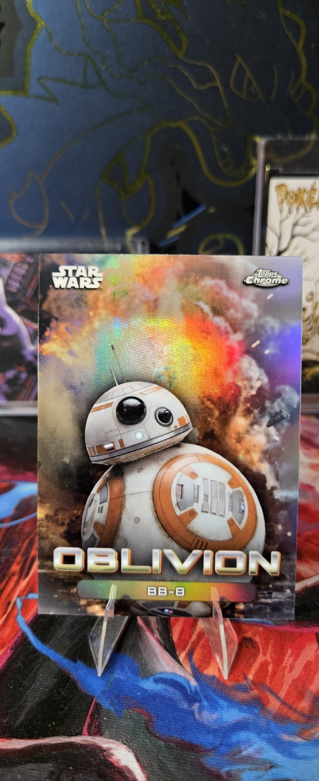 Topps 2026 Chrome Star Wars Oblivion "BB-8" Hologram Insert O-16