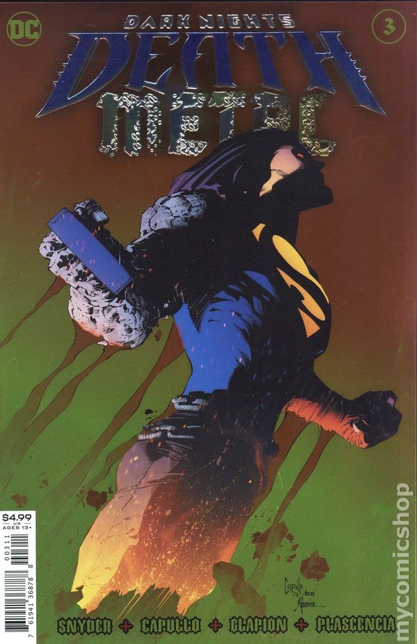 Dark Nights Death Metal #3A Capullo NM 9.4 2020 Stock Image