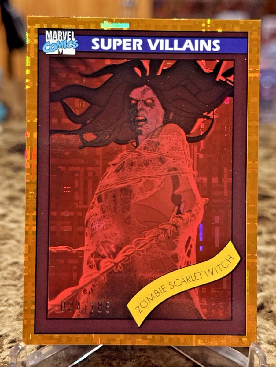 Upper Deck 2023 Marvel What If Zombie Strega Scarlatta /188 Dimensioni Arancione #31