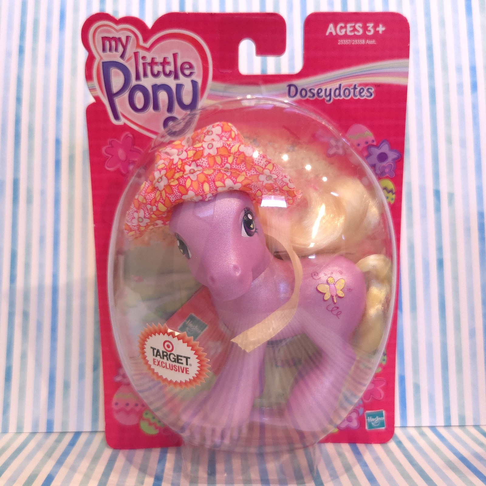 G3 My Little Pony DOSEYDOTES 2004 nuovo con scatola bersaglio primavera pasquale esclusivo