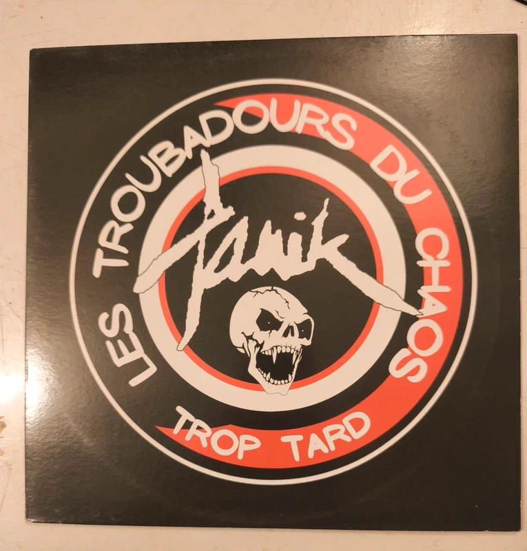 Vinyle 33T punk Panik Trop tard