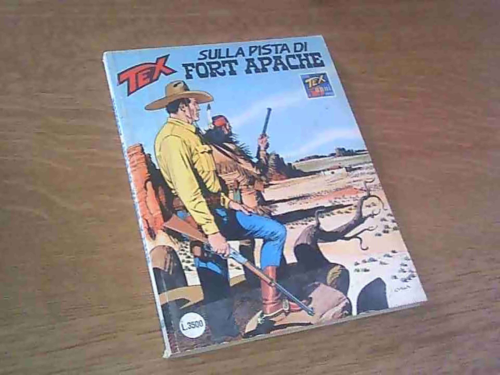 tex n458 sulla pista di forte apache ed. bonelli