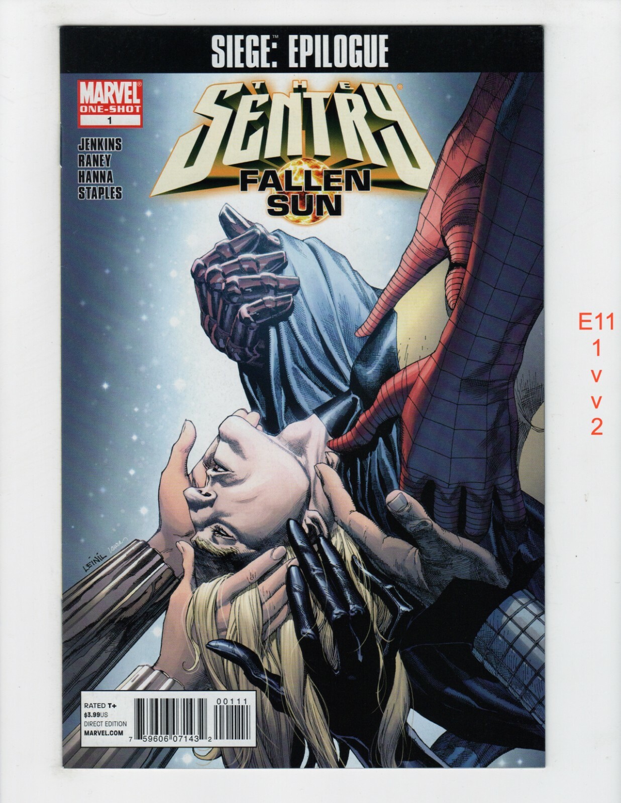 Siege Epilogo Sentry Fallen Sun #1 VF/NM 2010 Marvel e1112