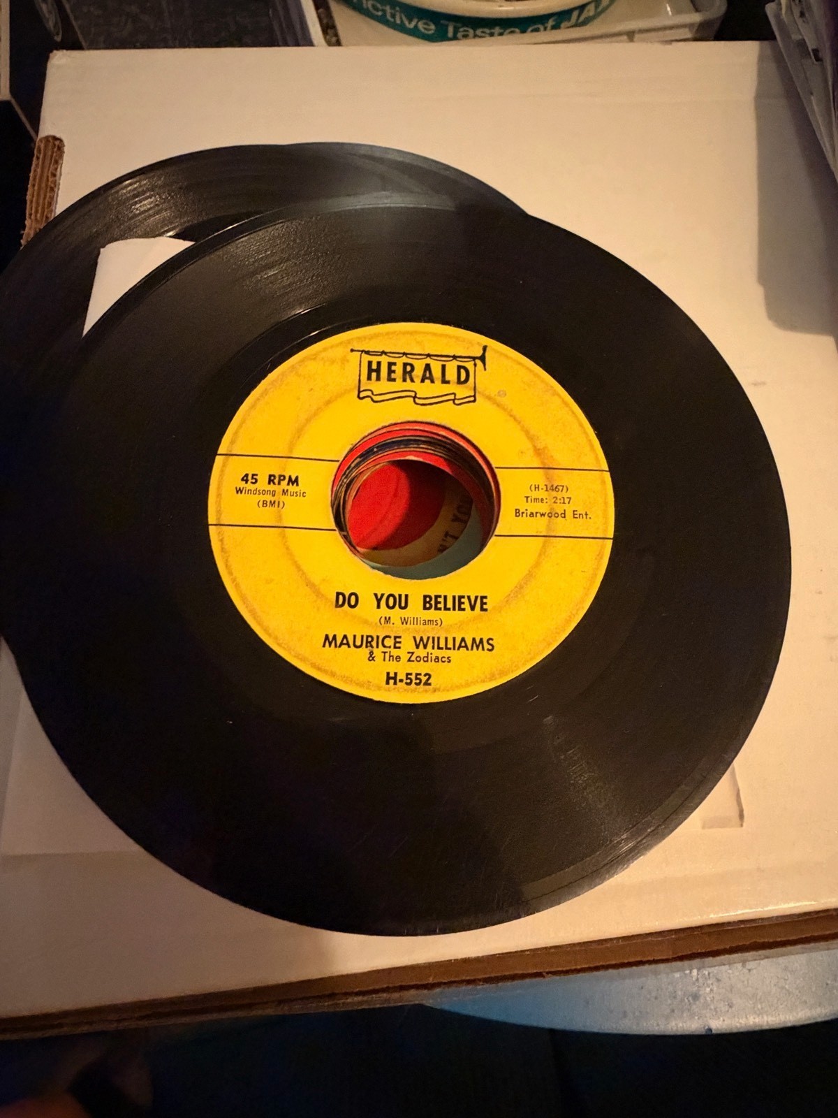 Maurice Williams & The Zodiacs Stay / Do You Believe Herald H-552 45 1960 Soul