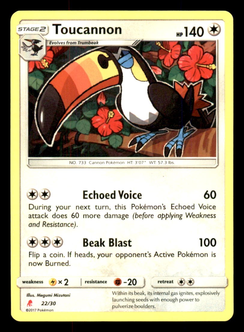 KIT ALLENATORE TOUCANNON 22/30 POKEMON SM: LYCANROC & ALOLAN RAICHU LP