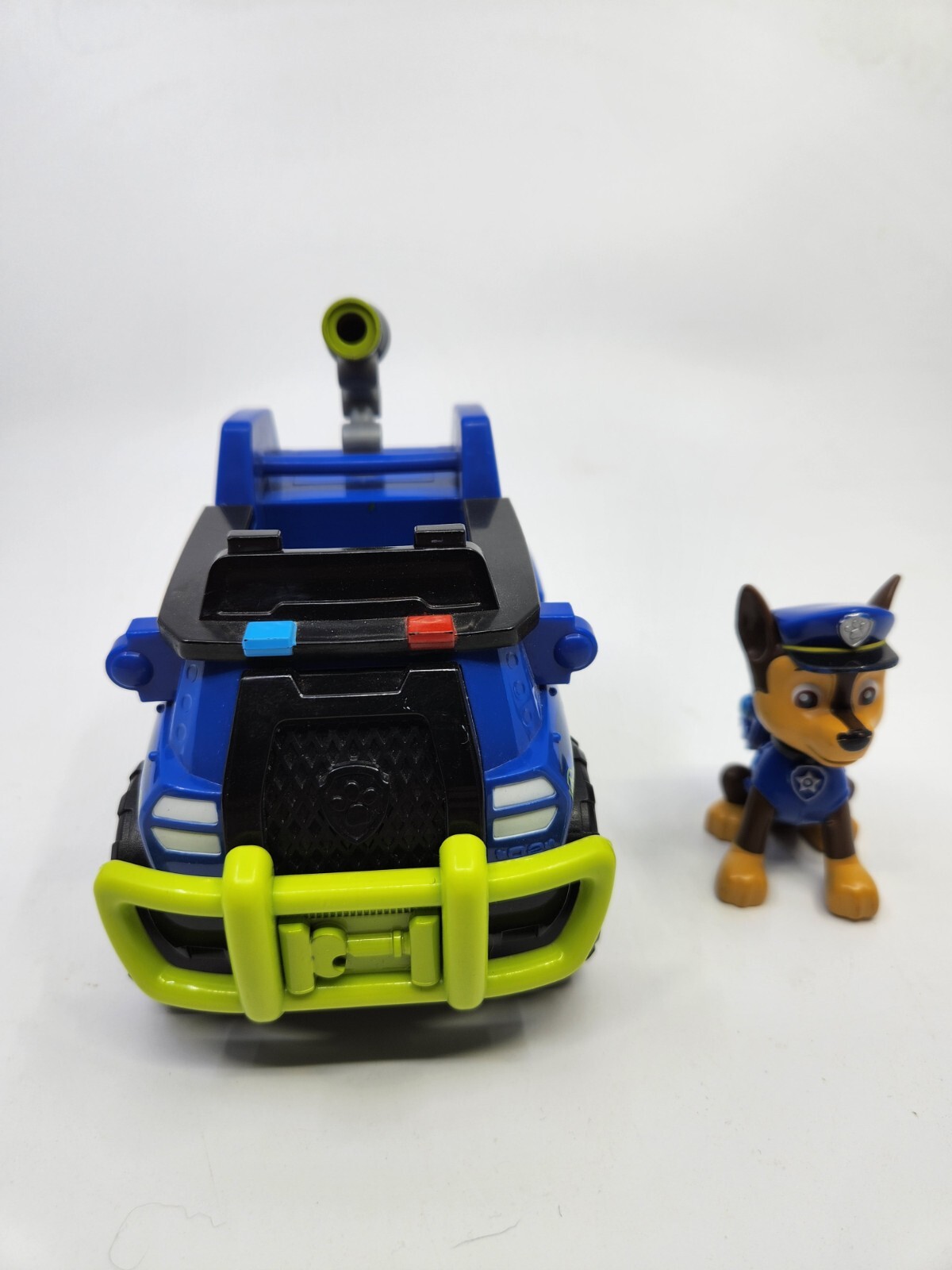 Paw Patrol Police Car 02 per Chase blu giallo e 1 personaggio usato