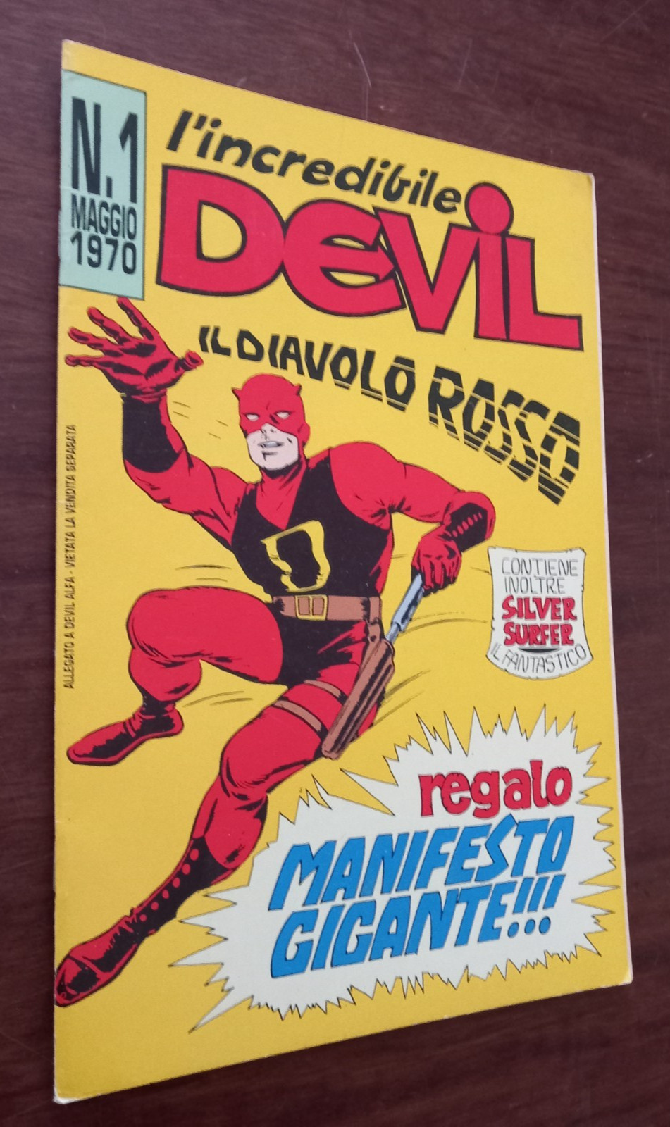B6401 L'INCREDIBILE DEVIL N° 1 1970 ristampa del 1995 MARVEL