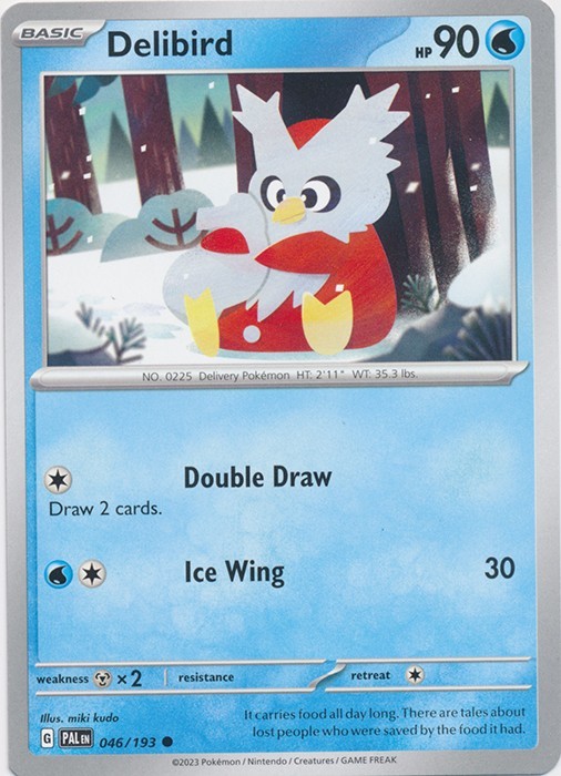 Delibird - 046/193 - Common - Paldea Evolved - Lightly Played