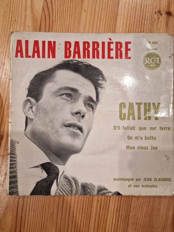 Alain Barrière Accompagné Par Jean Claudric Et Son Orchestre – Cathy
