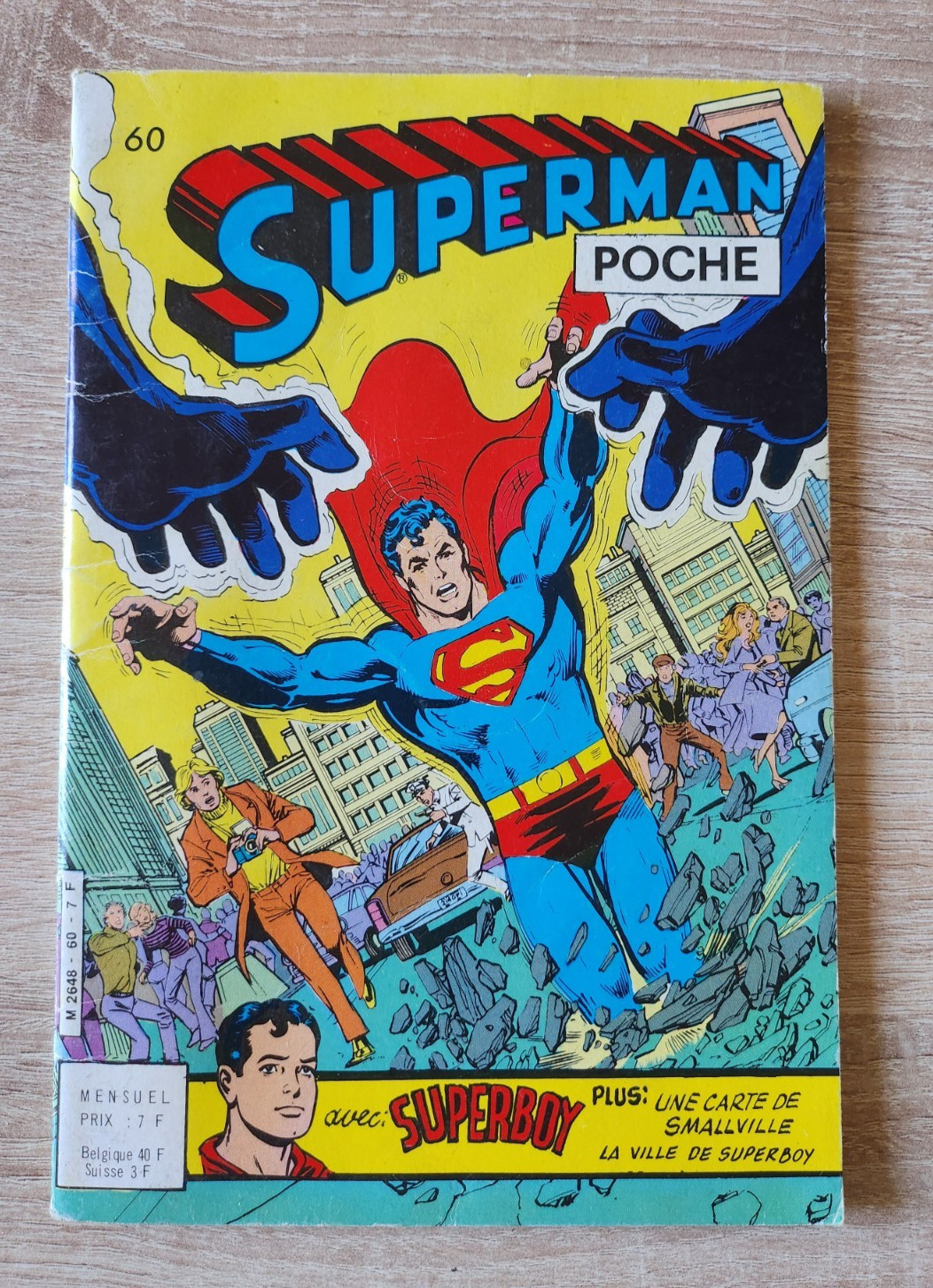 BD Superman N°60 La menace sonore - SAGEDITION 1982