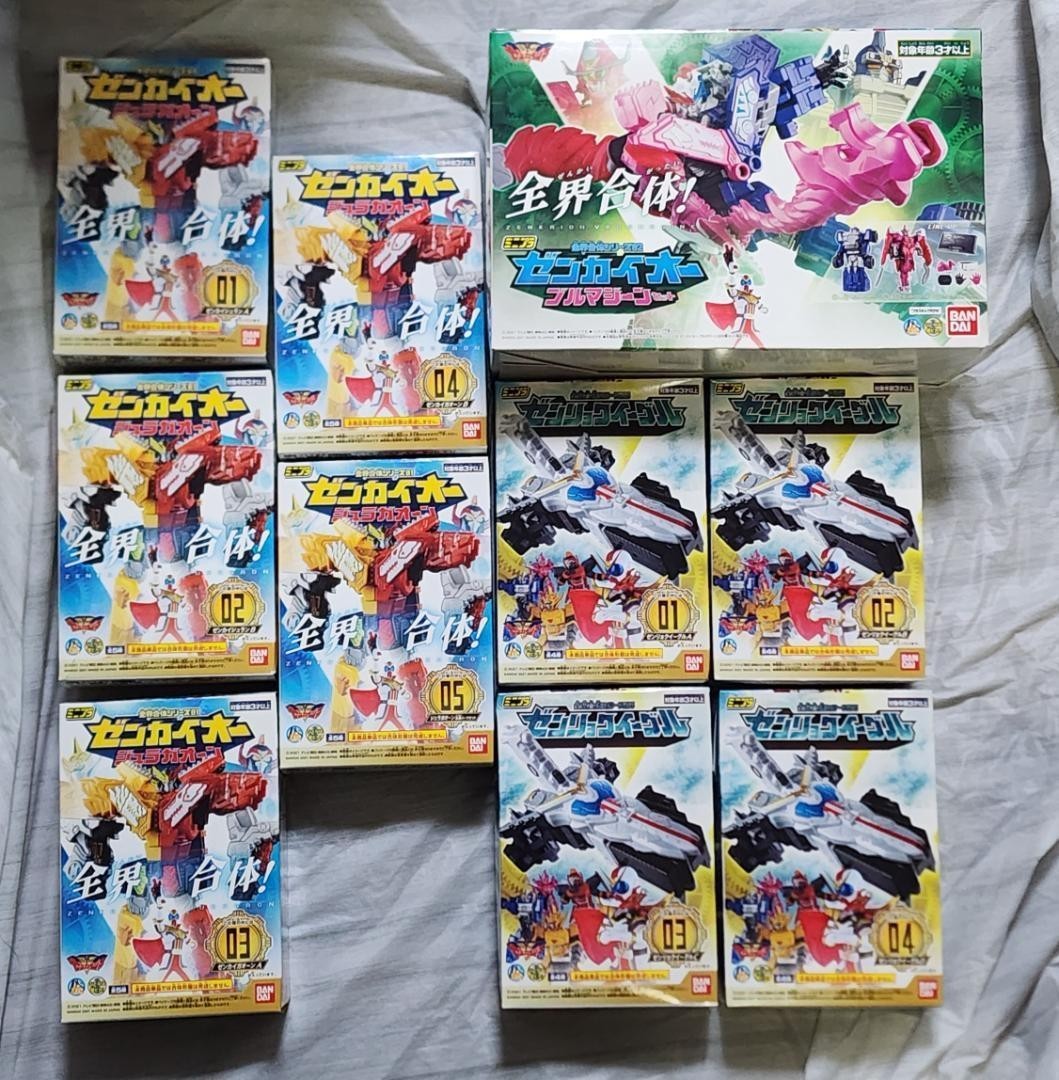 Power Rangers Kikai Sentai Zenkaiger Minipla Megazord 14p Set ZenkaiOh come...