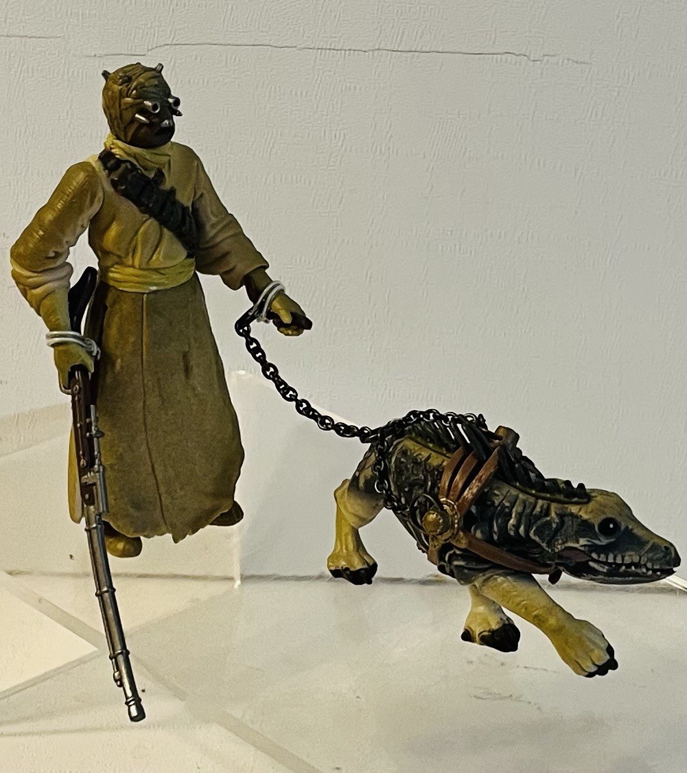 Star Wars Figures Tusken Raider con Modellino Massiff HASBRO 2000