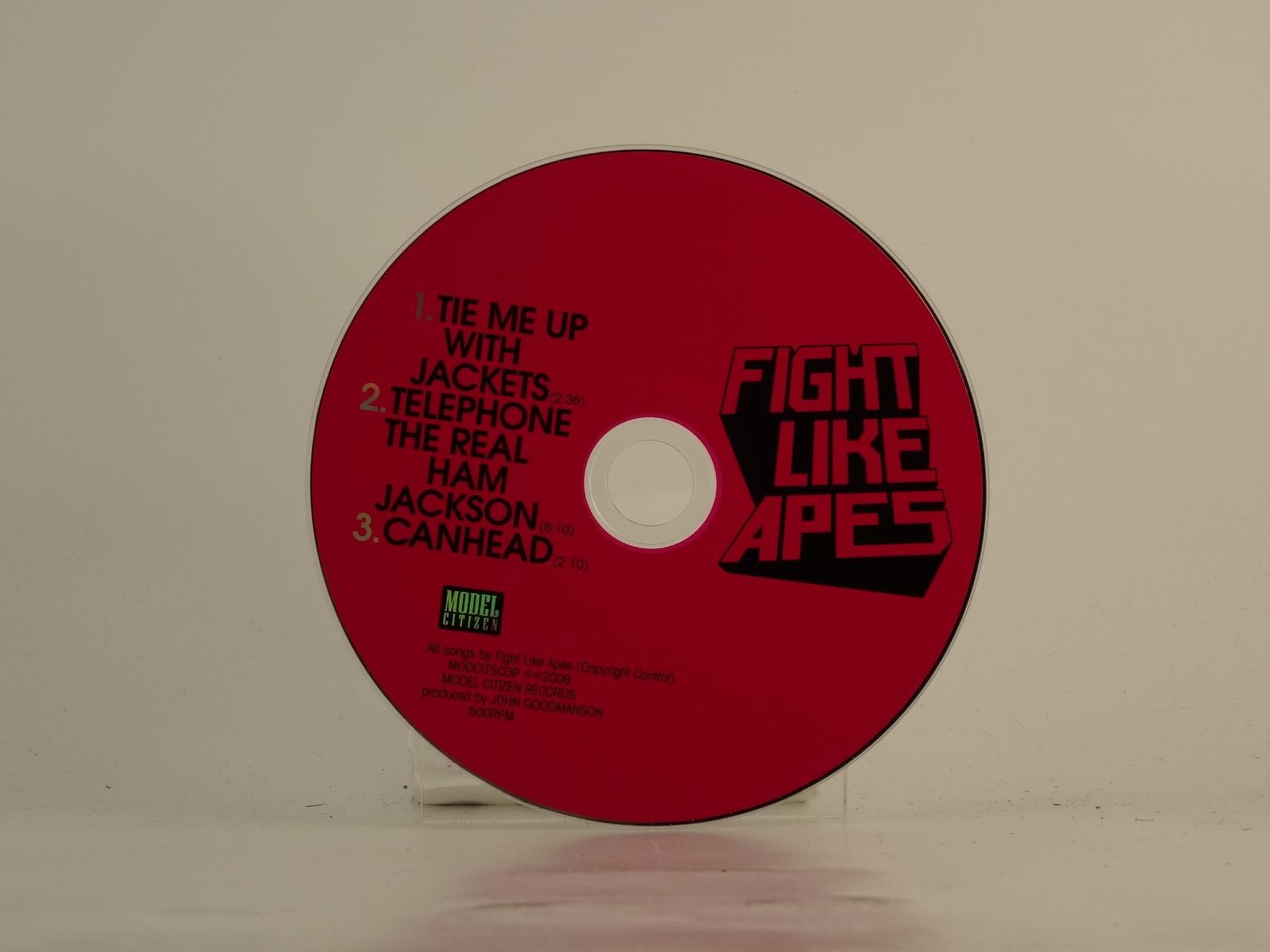 FIGHT LIKE APES TIE ME UP WITH JACKETS (D89) 3 Track Promo CD Single including P