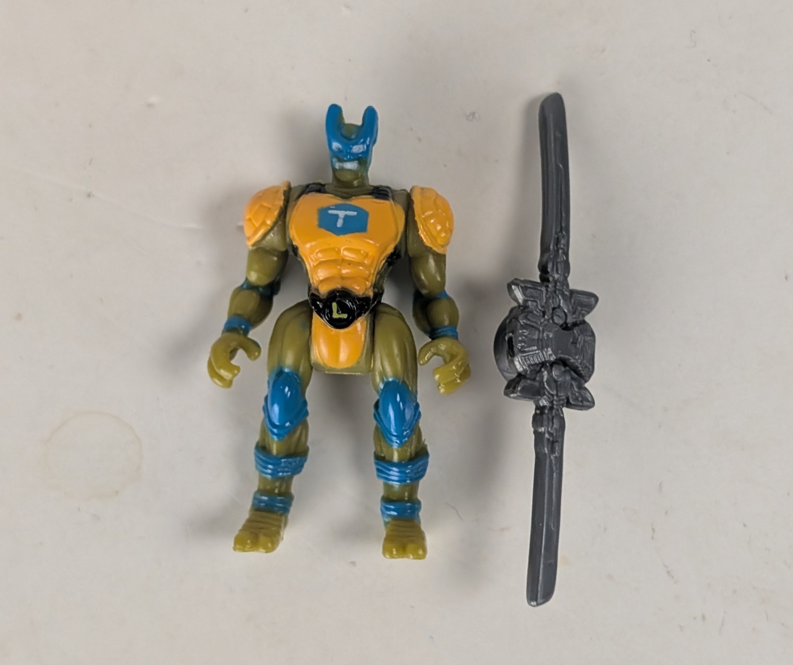 Modellino TMNT Mini Mutants Japan Super Mutant Leonardo 1994 completo al 100% 
