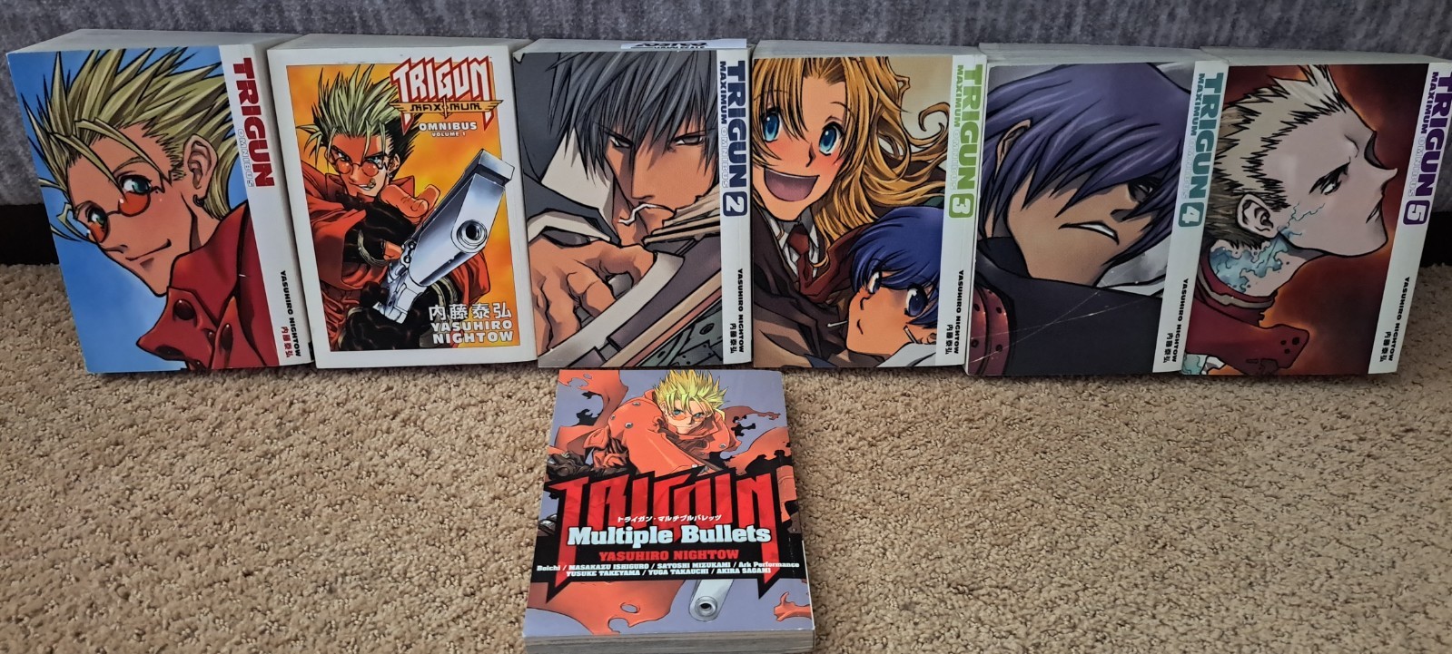 Trigun Complete Manga Series (Omnibus, Maximum) + Multiple Bullets