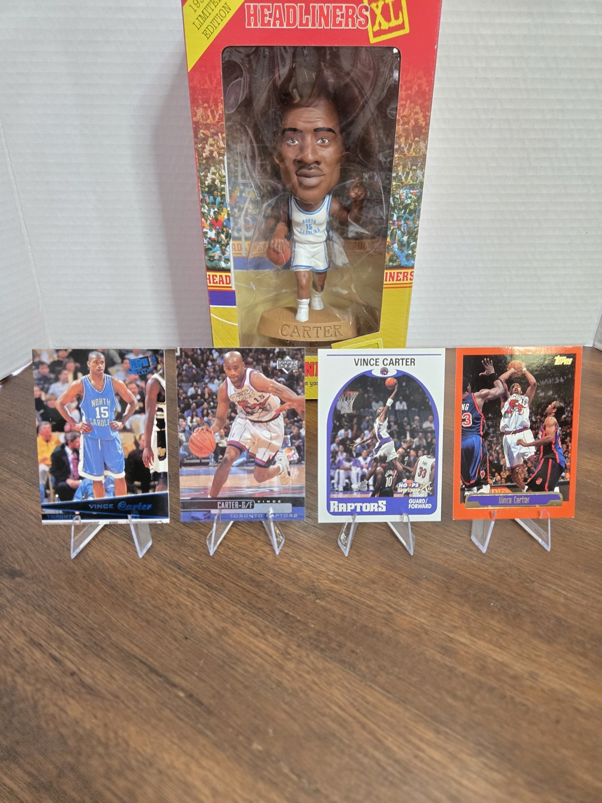 99 FIGURINE Headliner VINCE CARTER! SIGILLATO! + 4 CARTE OMAGGIO! OTTIME CONDIZIONI!!!