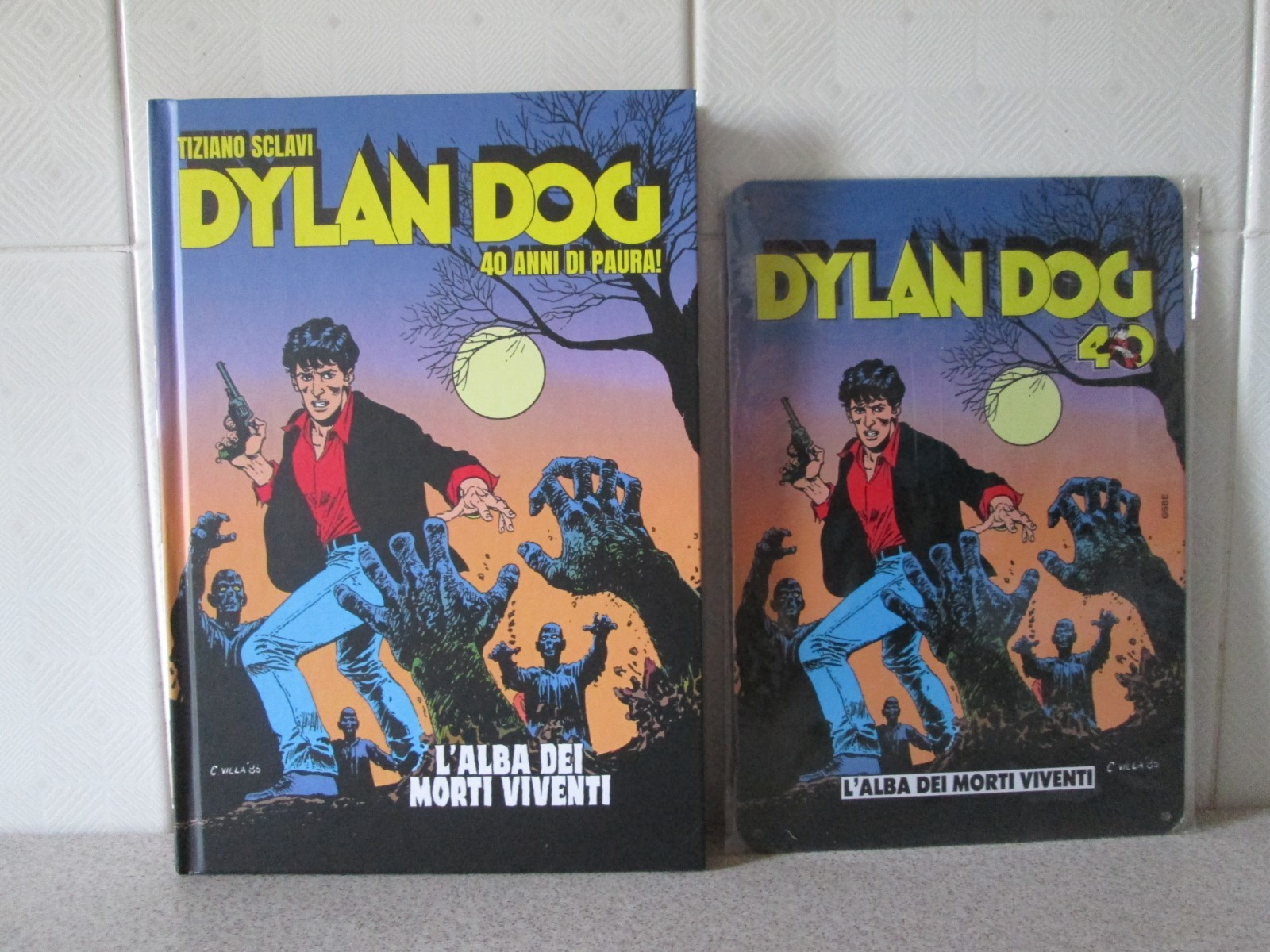 DYLAN DOG N.1 - 40 ANNI DI PAURA - CON METAL POSTER - GAZZETTA DELLO SPORT NUOVO