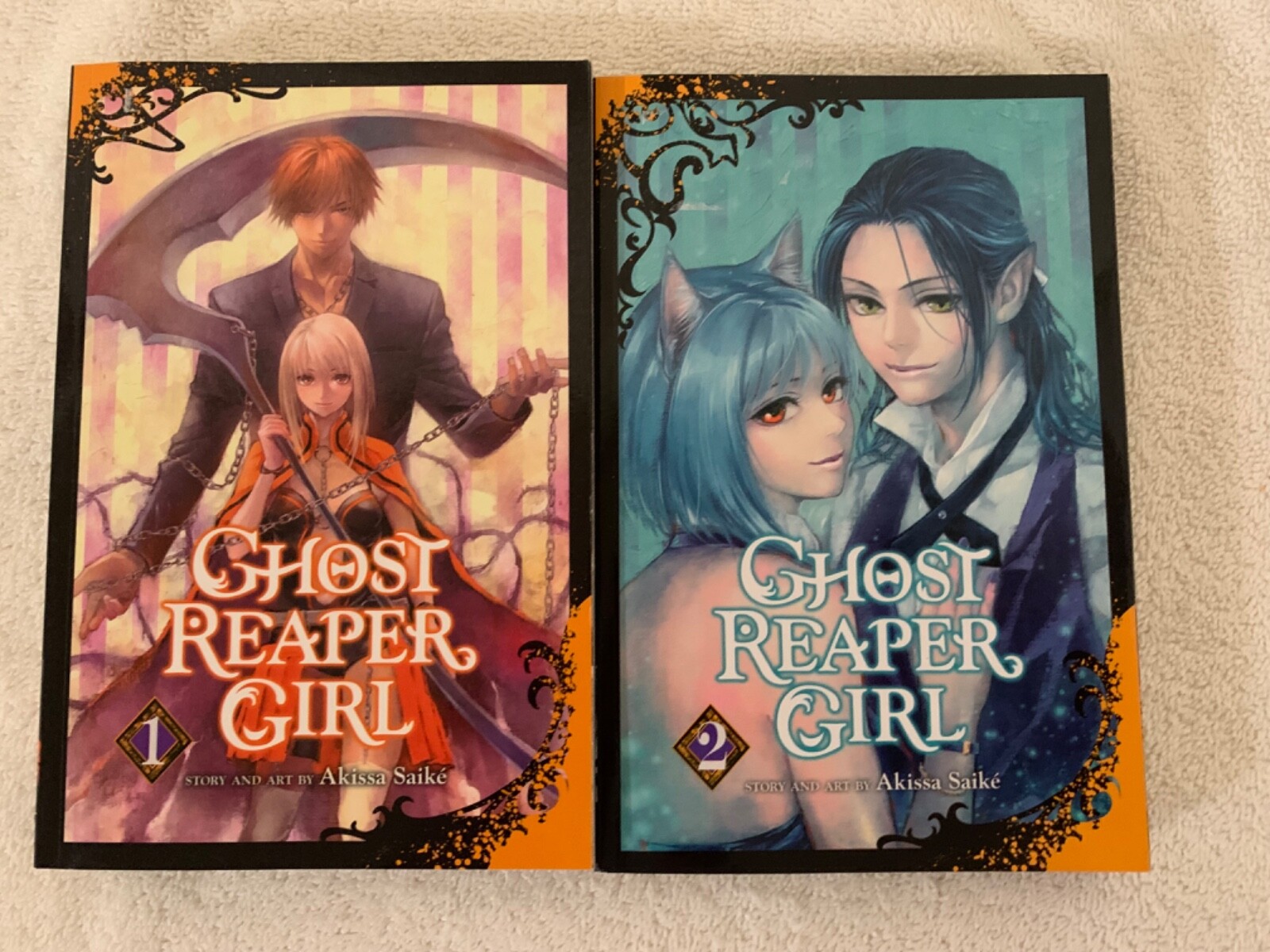 Ghost Reaper Girl Vols 1 & 2 manga inglese Akissa Saike’ Viz Media prima stampa nuovo