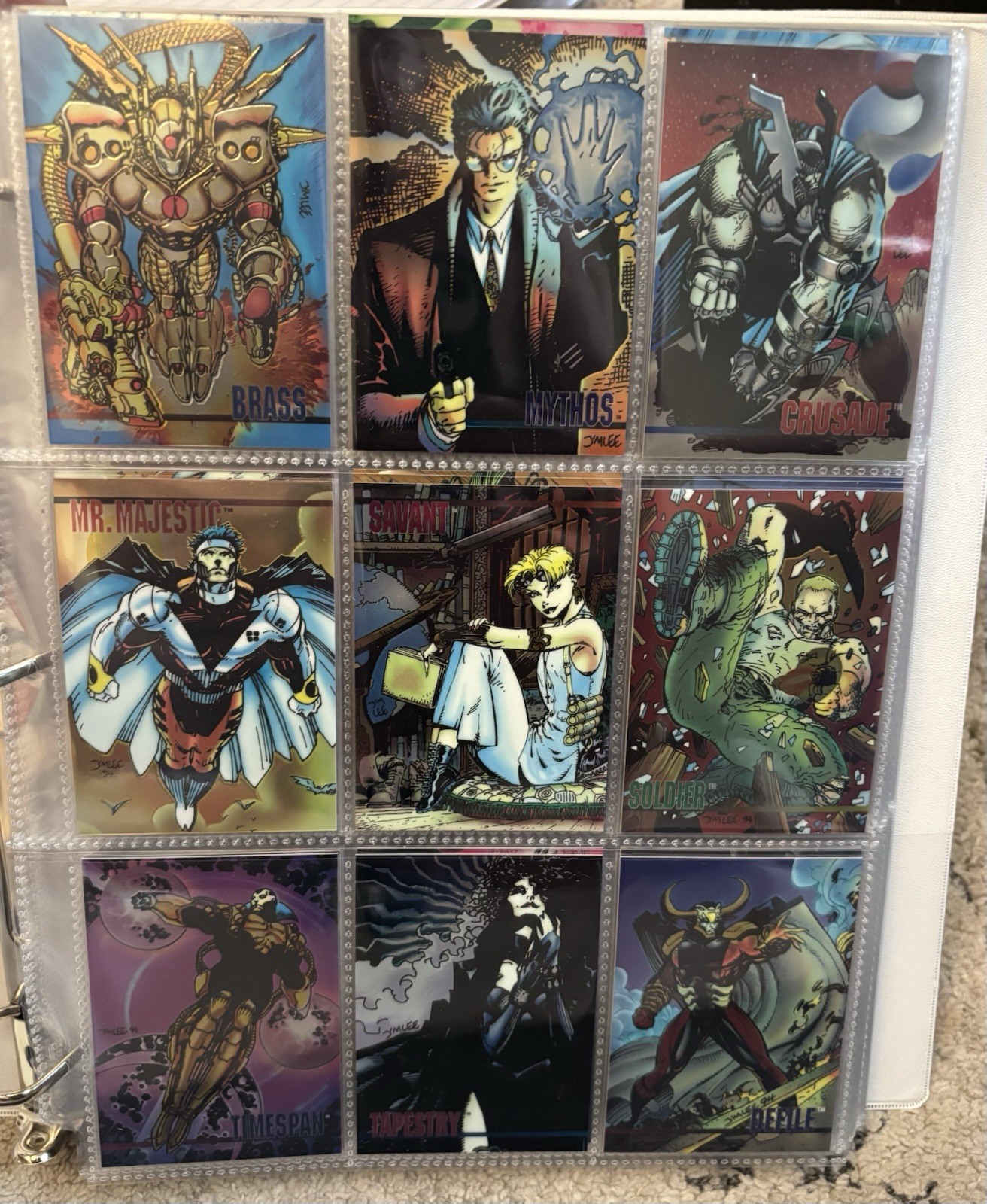 Wildstorm 1994 set 1 e 2 set base cromo.