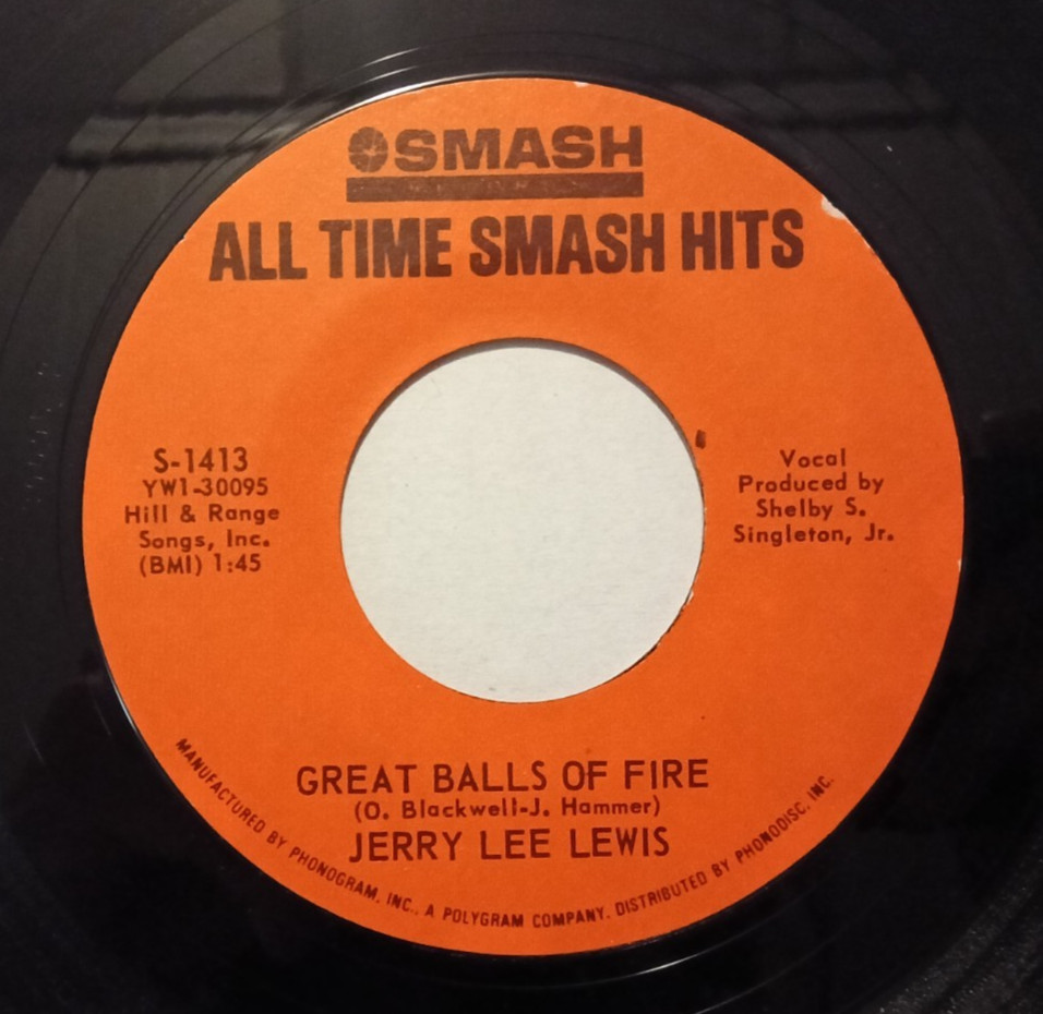JERRY LEE LEWIS Great Balls Of Fire / High School Confidential Free Combine Ship