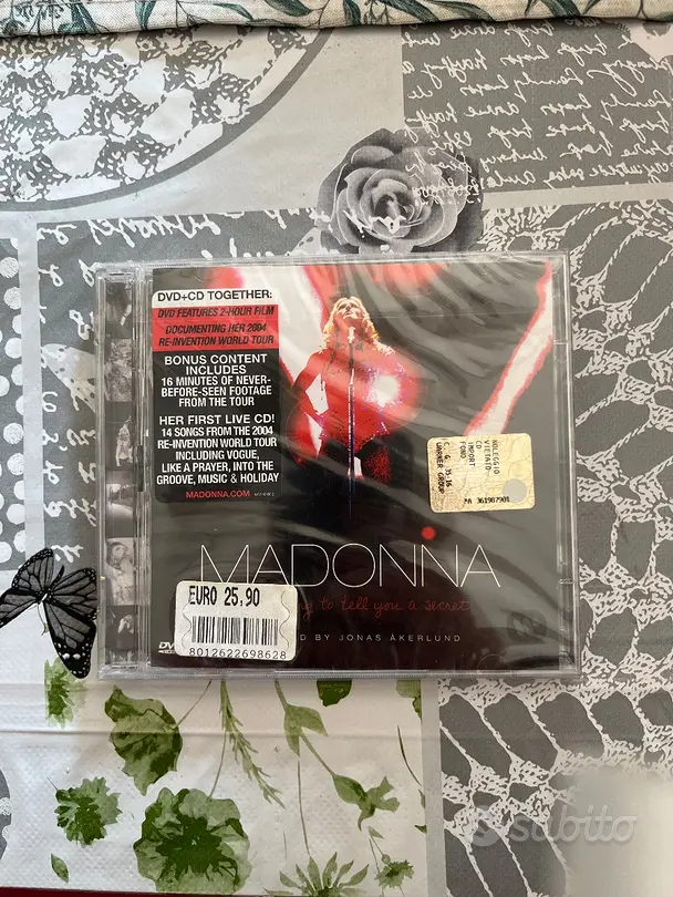 Cd/dvd documentario madonna ancora incelofanato