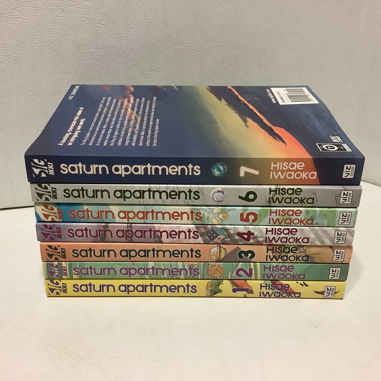 Saturn Apartments set completo versione inglese manga volumi 1-7 di Hisae Iwaoka