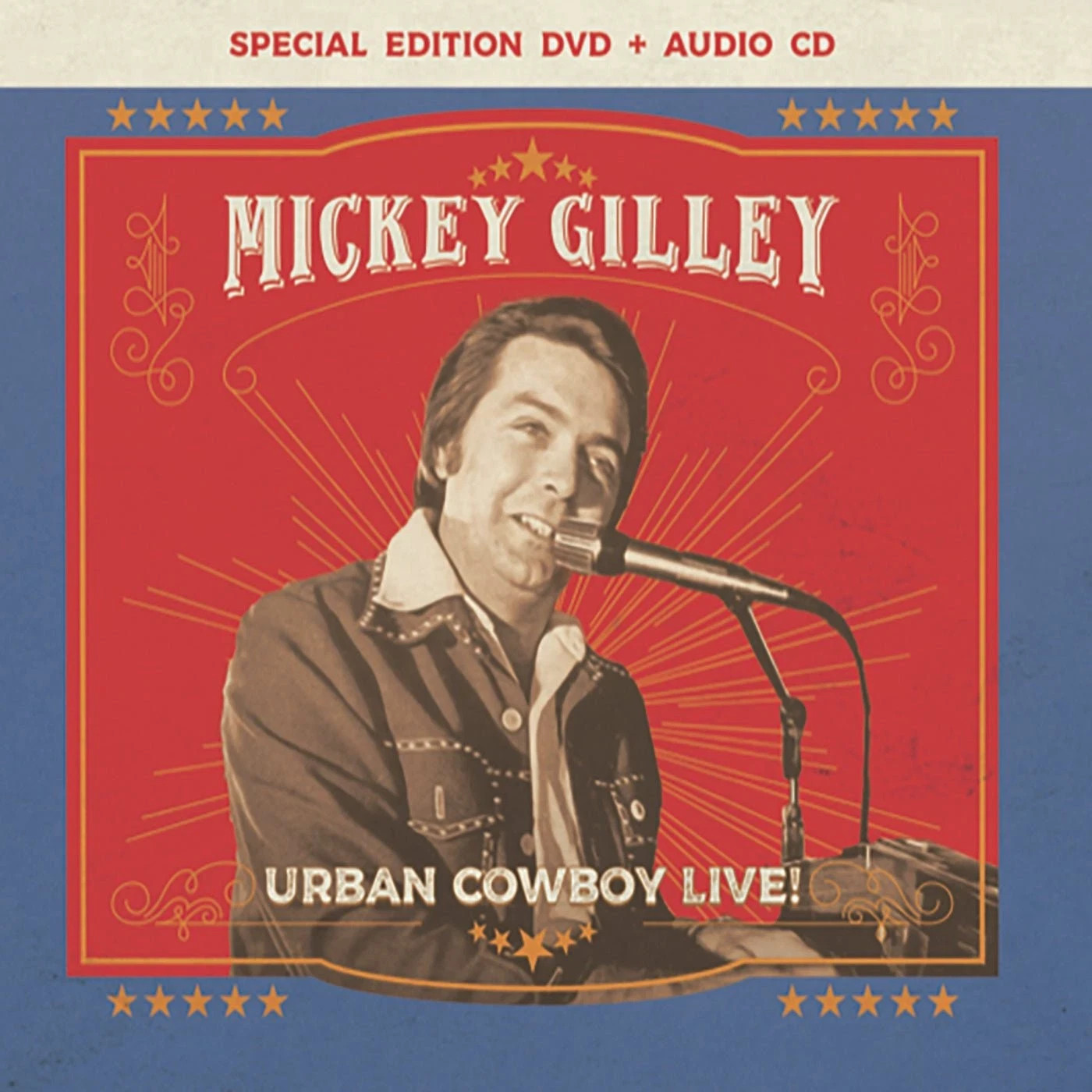 MICKEY GILLEY Urban Cowboy Live *SEALED* CD + DVD