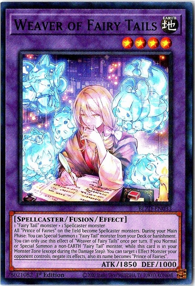 Weaver of Fairy Tails BLZD-EN033 Blazing Dominion 1° Edizione