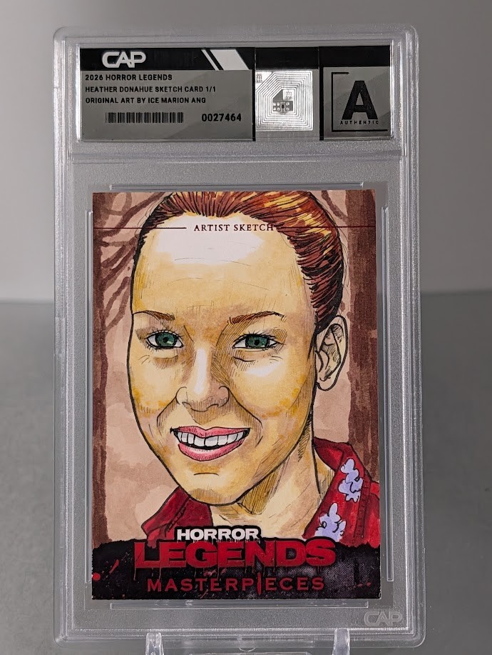 Horror Legends Capolavori 1/1 Carta Schizzo Heather Donahue Blair Progetto Strega