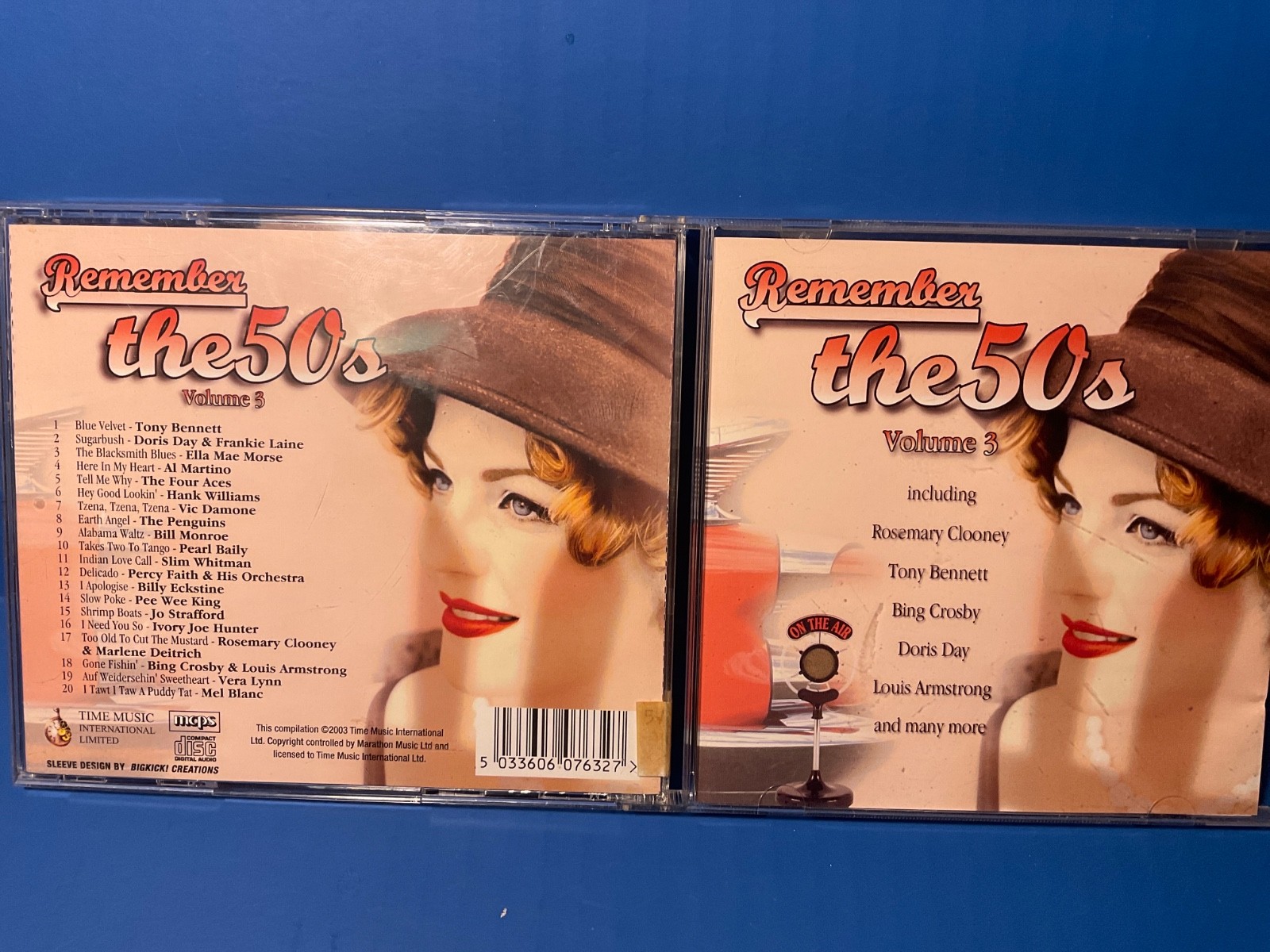 REMEMBER THE 50'S - vol. #3 (Various Artists) - Pop CD 2003 Time Music (20) tks.