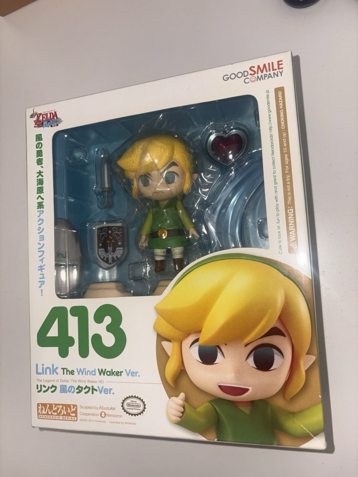 NENDOROID n. 413 LINK - LA LEGGENDA DI ZELDA IL WIND WAKER VER. BUON SORRISO