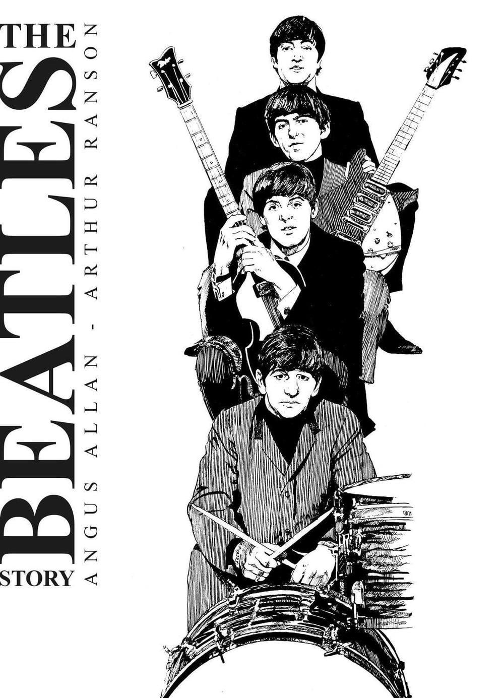 The Beatles Story di Arthur Ranson (inglese) libro con copertina rigida